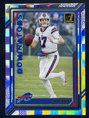 2023 Panini Donruss Football - Josh Allen -Dominators Series front