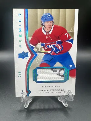 Tyler Toffoli 2021 Premier Fight Strap 2/5 front