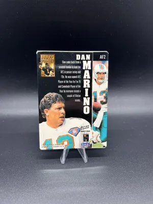 1995 Action Packed Armed Forces Dan Marino back