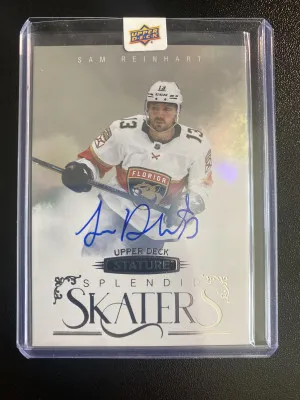 Sam Reinhart 22-23 Stature Splendid Skaters Auto front