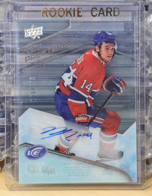2019-20 Upper Deck Ice Premieres 120/199 Nick Suzuki Autograph Rookie #IPA-NS front