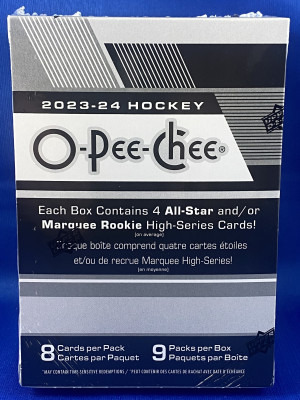 2023-24 O-Pee-Chee Hockey Blaster Box Factory Sealed Unopened Wax back