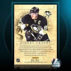 Sidney Crosby 2011-12 Donruss Elite Series Auto 35/50 back