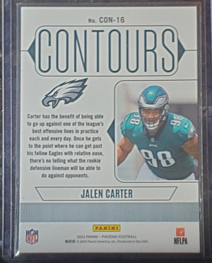 Jalen Carter Phoenix Contours RC back
