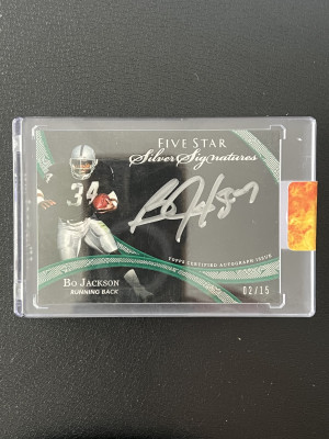 Bo Jackson Autograph /15 front