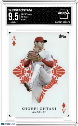 Shohei Ohtani #AA-11 Graded Baseball 2023 Topps All Aces SP LA Angels / Dodgers front