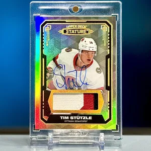 Tim Stützle 2021-22 Stature Portrait Patch Auto 1/5 front