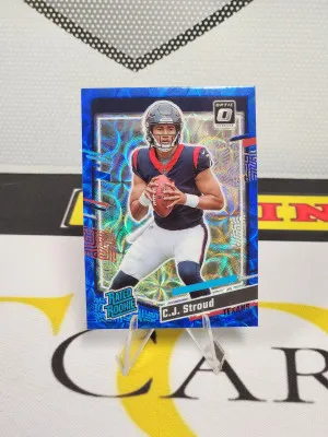 2023 Donruss Optic Rated Rookie Blue Scope CJ Stroud front