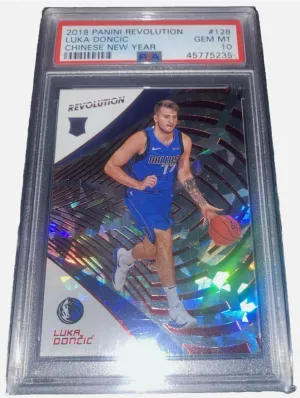 2018 Luka Doncic Revolution Chinese New Year PSA 10 front