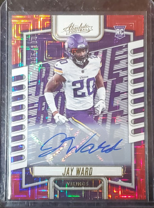 Jay Ward absolute Rookie auto /100 front