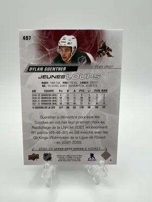 Dylan Guenther French Jeunes Loups / Young Guns back