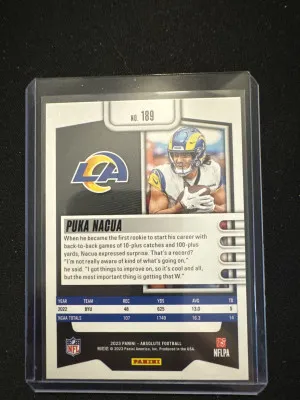 2023 Absolute Puka Nacua back