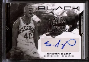 2022-23 Black Shawn Kemp Smoke Show Gold /10 #SSS-SKP back