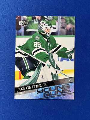 2020-21 Upper Deck Series 1 Jake Oettinger Young Guns #246 front