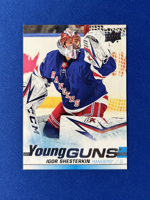 2019-20 SP Authentic - Igor Shesterkin Young Guns Update #528 front