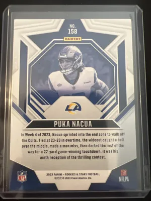 2023 Rookies & Stars Puka Nacua back
