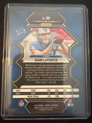 2023 Mosaic Sam Laporta Green back