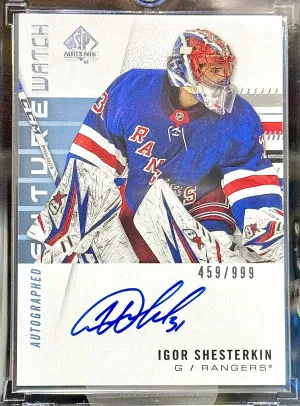 Igor Shesterkin 2019-20 SP Authentic Future Watch Auto 459/999 front