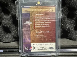 2009-10 OPC Premier Signings Alex Ovechkin /50 Hard Sign back