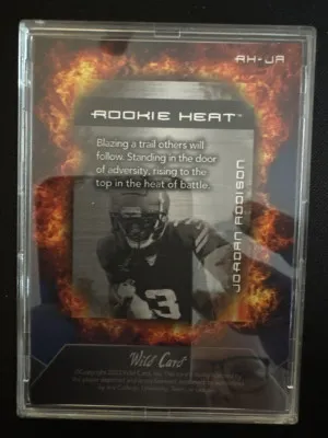 2023 Wild Card Matte Jordan Addison /100 back