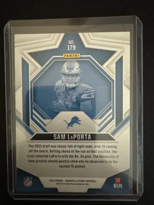 2023 Rookies & Stars Sam LaPorta back