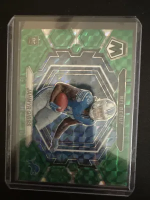 2023 Mosaic NFL Debut Jahmyr Gibbs Green front