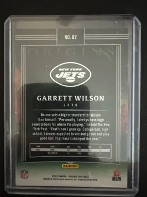 2023 Origins Garrett Wilson /125 back