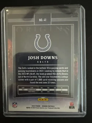 2023 Origins Josh Downs /149 back
