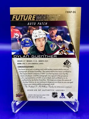 Dylan Guenther FWAP back