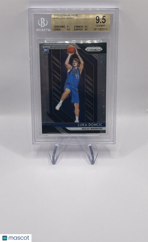 2018 Panini Prizm Luka Doncic Rookie BGS 9.5  Gem Mint RC Mavericks AMAZING 🔥 front