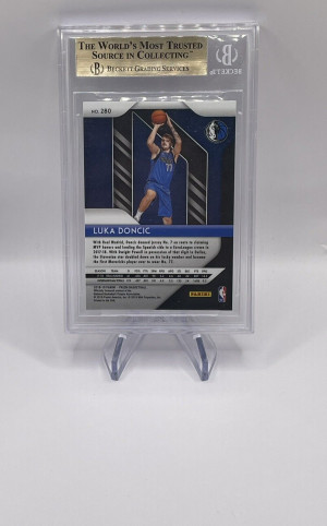 2018 Panini Prizm Luka Doncic Rookie BGS 9.5  Gem Mint RC Mavericks AMAZING 🔥 back