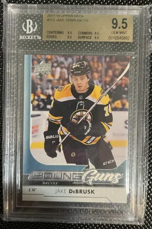 Jake DeBrusk Young Guns BGS
9.5 front