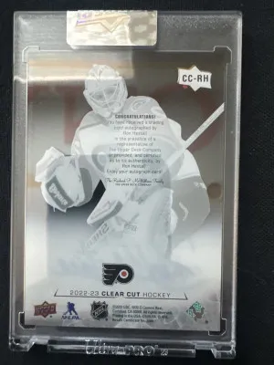 2022-23 Clear Cut Ron Hextall Exclusives /65 Flyers back