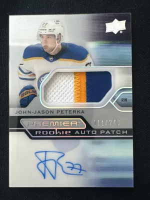 2021-22 Ultimate JJ Peterka RPA /249 Sabres front