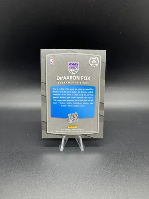 2017-18 Donruss Rated Rookie De’Aaron Fox back