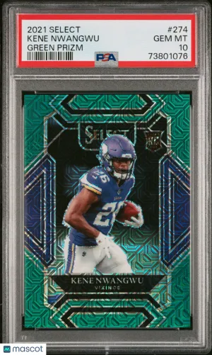 2021 Panini Select Kene Nwangwu #274 PSA 10 POP 1 front
