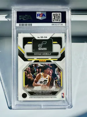 OCHAI AGBAJI 2022 PANINI PRIZM SENSATIONAL SIGNATURES AUTO RC back