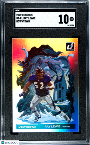 2022 Donruss Ray Lewis #DT-RL SGC 10 front