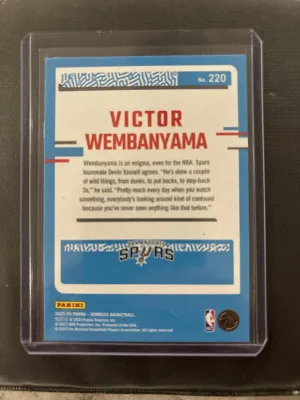 Victor Wembanyama back