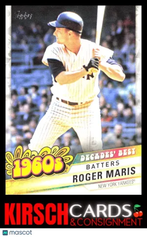 Roger Maris 2020 Topps #DB-30 Decades' Best (Series Two) New York Yankees front