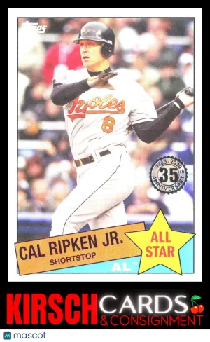 Cal Ripken Jr. 2020 Topps #85AS-4 1985 Topps 35th Anniversary All-Stars front