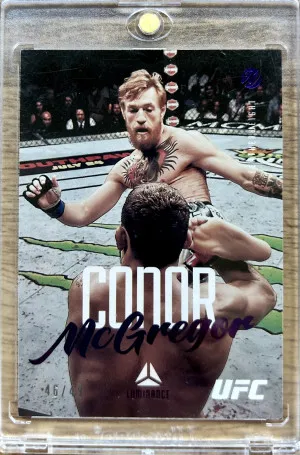 2021 Panini Chronicles UFC - Purple - Luminance - Conor McGregor /49 front