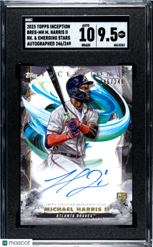 2023 Topps Inception Michael Harris II #BRES-MH SGC 9.5 front