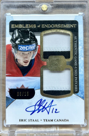 11-12 The Cup - #EE-ES Eric Staal Emblems of Endorsement front