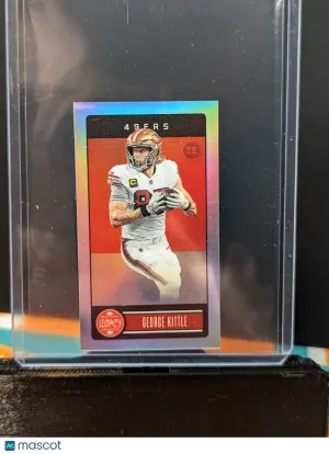 2023 Legacy George Kittle Premium Edition Mini Silver #87 San Francisco 49ers front