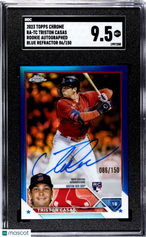 2023 Topps Chrome Triston Casas #RA-TC SGC 9.5 front