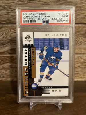 2021 SP Authentic ‘01 Retro Future Watch Limited /150 John Jason Peterka front