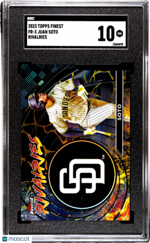 2023 Topps Finest Juan Soto #FR-3 SGC 10 San Diego Padres front