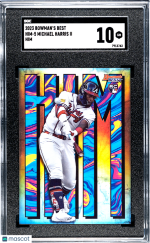 2023 Bowman's Best Michael Harris II #HIM-5 Rookie SGC 10 front