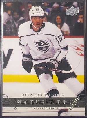 Quinton Byfield Young guns Upper deck front